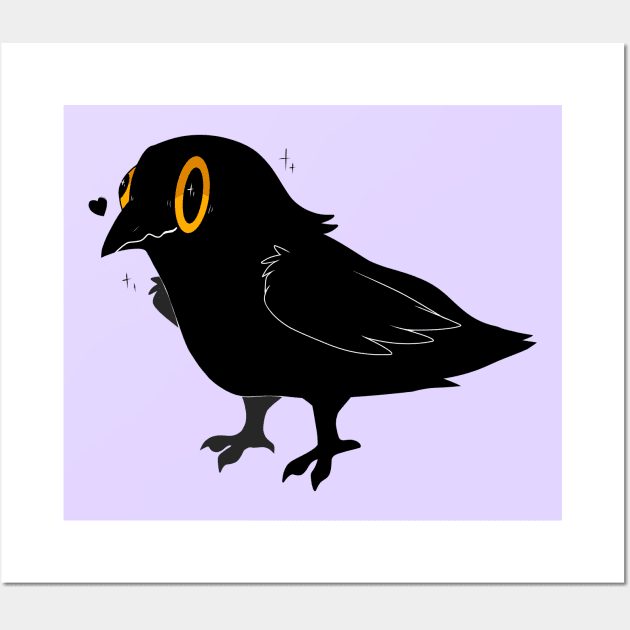 Crow! Wall Art by SporkSpagel